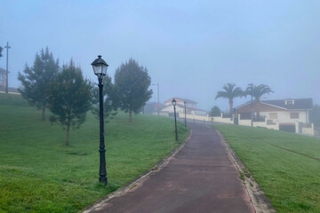 West Park in Oviedo, Spain, is a spacious urban green area offering walking paths, lush lawns and...