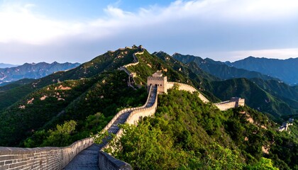 Majestic Great Wall at Dawn