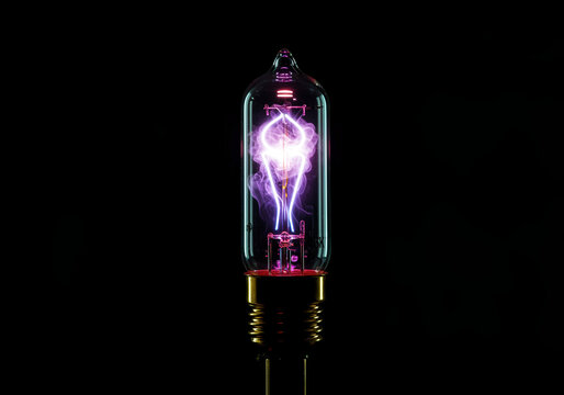 Element Krypton (Kr) A krypton gas discharge lamp