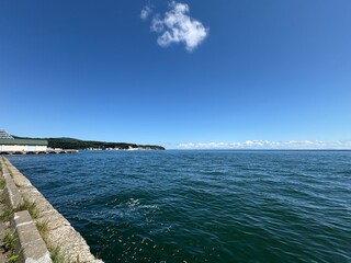 小樽市内の海辺