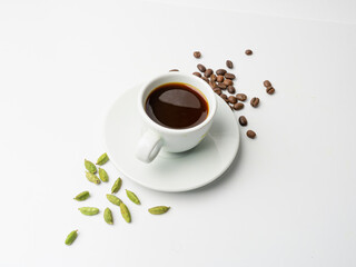 Cardamom Coffee, Cardamon Drink, Black Coffee with Kardamon, Cardamum Spice Beverage, Natural Tonic