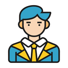 cartoon policeman in uniform