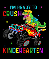 Make the Kindergarten design the highlight of your child's wardrobe. This playful and energetic design is perfect as a first day of Kindergarten design for 1st day of Kindergarten
