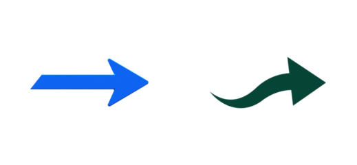 Directional arrows elements for navigation digital space visual communication creative environment. Cut out set png