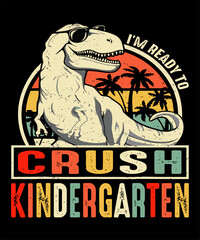 Make the Kindergarten design the highlight of your child's wardrobe. This playful and energetic design is perfect as a first day of Kindergarten design for 1st day of Kindergarten