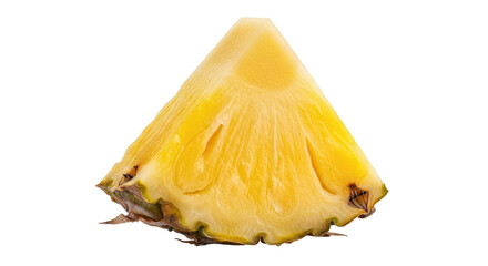 Isolated Pineapple Slice