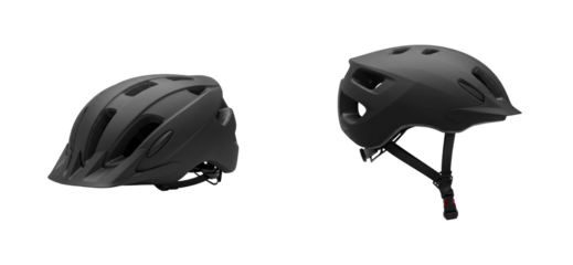 Biking safety gear showcase urban environment sports equipment outdoor setting protective concepts. Cut out set png