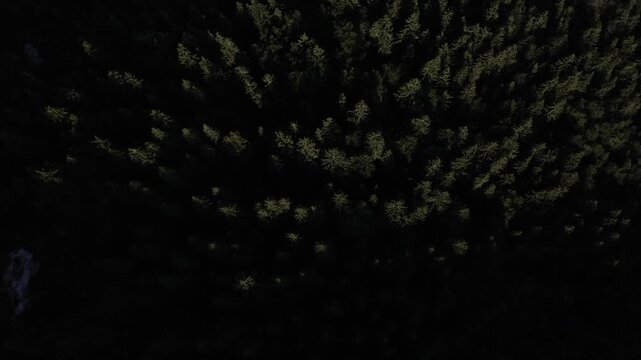 Aerial view drom drone on Mały Rozsutec, Slovakia