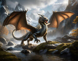 Obraz premium dragon