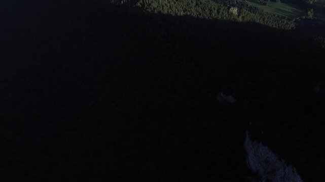 Aerial view drom drone on Mały Rozsutec, Slovakia