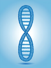 Chromosome Inversion. Genetic mutation. Alteration of chromosome structure. Vector for scientific study and biological genetics.