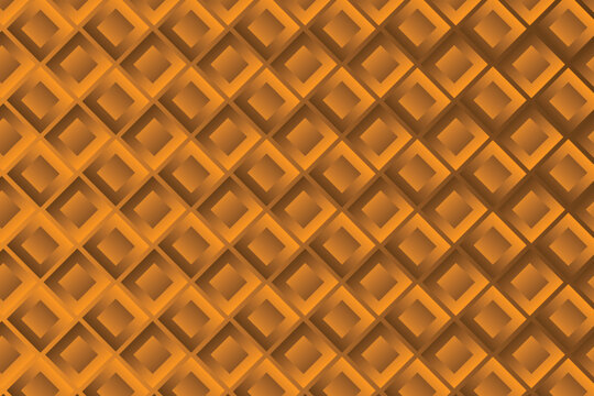 Seamless Golden Geometric Diamond Pattern Background