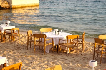 restaurant on the beach
