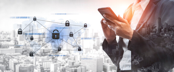 Cyber security protection and cyber security strategies against cyber threats, system hacks,...