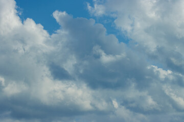 blue sky with clouds