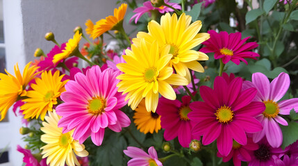 colorful flowers