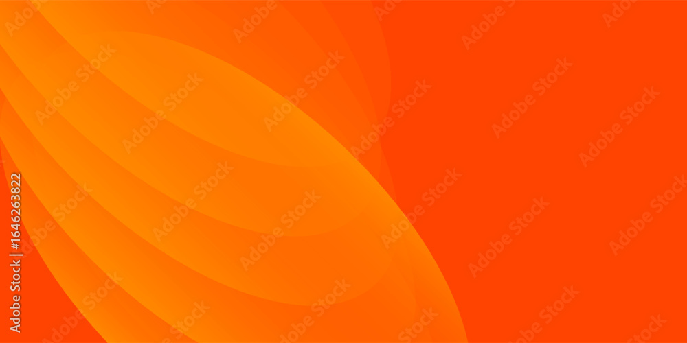 Poster abstract minimal background with orange color. dynamic shapes composition. eps10 vector