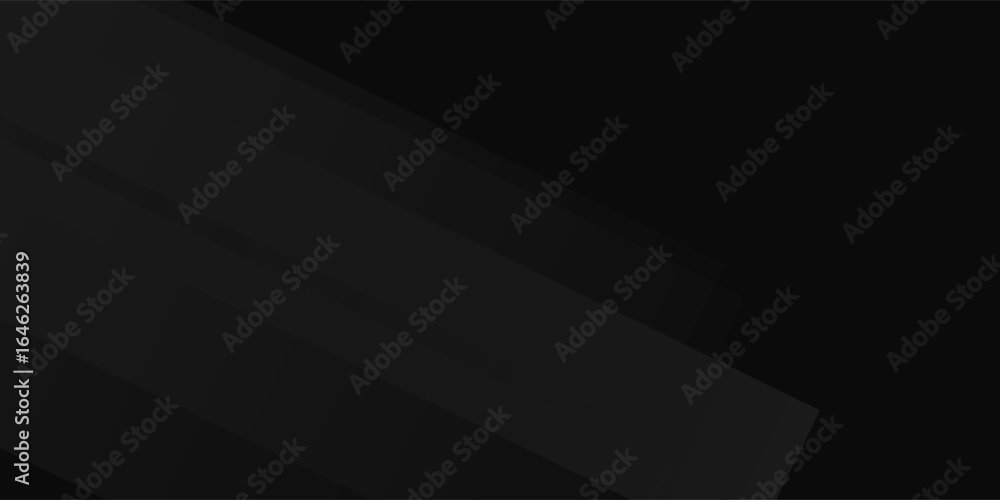 Poster abstract black banner design background with diagonal geometric overlay layers. modern square shape 