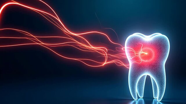 Tooth Pain, Gum Inflammation, Dental Decay. Oral Health. Nerves react to severe cold. Enamel erosion reduces molar strength. Hygiene practices prevent cavity development.