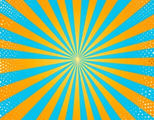 Retro sunburst background with radiating lines