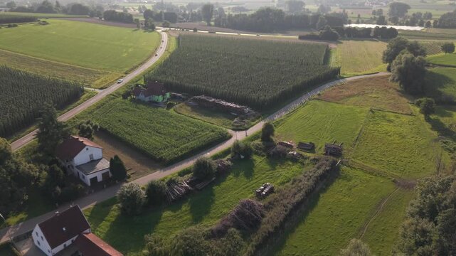 Fly with me along the Bavarian hops fields close to Pfaffenhofen region which is called the Holledau region and which is one of the biggest hops agriculture areas worldwide