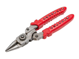 Tool maintenance red pliers workshop product image indoor close-up