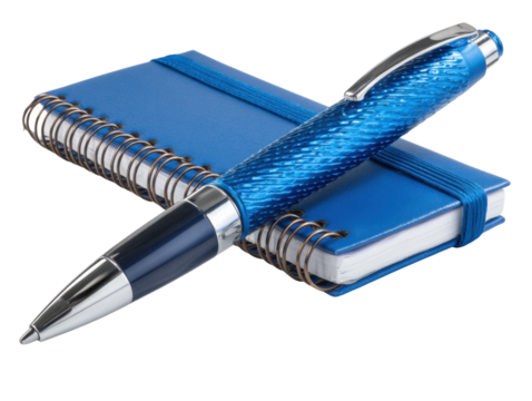 Elegant writing tools notebook and pen for office inspiration