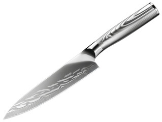 Slicing culinary art chef's knife showcase kitchen product photography