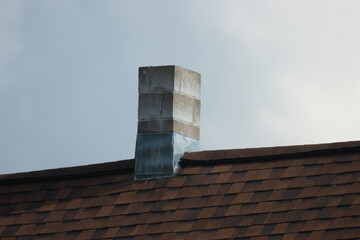 chimney on the roof