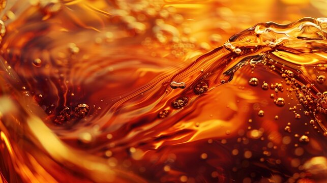 macro shot close-up of whiskey texture