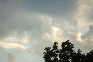 clouds in the sky
