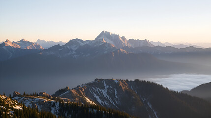 Sunriser on the ridge Accursed mountains
