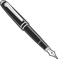 vector illustration of a pen