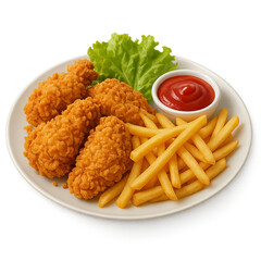 fried chicken nuggets