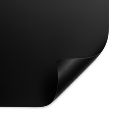 black and white paper corner