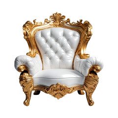 golden luxury armchair
