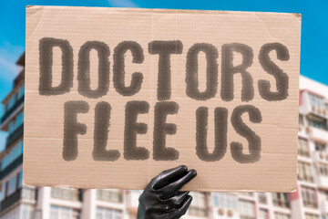 Doctors flee US