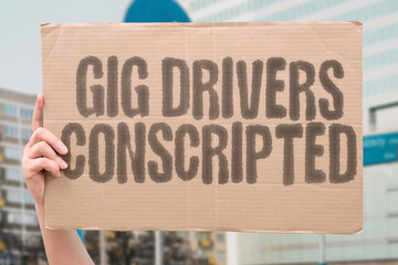 Gig drivers conscripted under coercive systems highlight modern forms of servitude. SLAVERY. ABUSE....