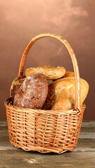 Basket of assorted breads (1)