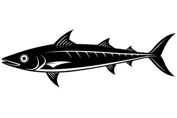 wahoo fish vector  illustration 