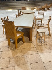 table and chairs