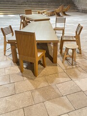 table and chairs