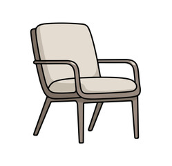 Fototapeta premium Modern Office Chair Vector Illustration for Workplace and Home