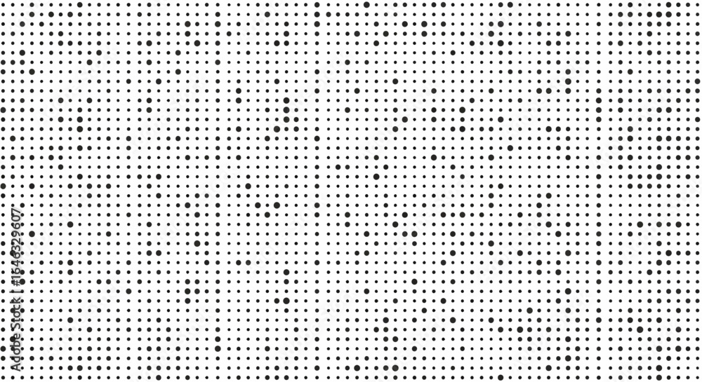 Poster abstract dot matrix pattern minimalist black and white texture for digital design