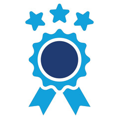 Award Badge solidcolor color icon