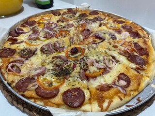 pizza caseira faça você mesmo