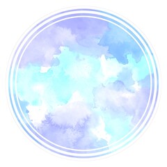 Pastel circle graphic