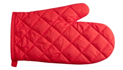 red oven gloves png