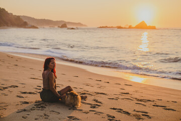girl on the beach