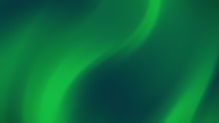 Green flowing lines create a soft, abstract design.